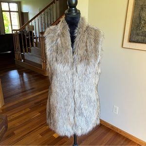 Banana Republic fur vest